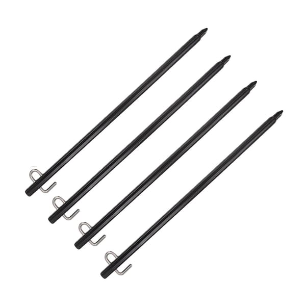 4 stk teltplugger campingplugger aluminiumslegering høyfast piggsett for utendørs bruk