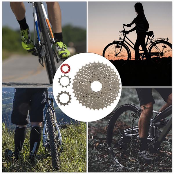 ZTTO 10 Speed ​​11-36T teräksinen polkupyörän vauhtipyörä vapaapyöräinen kasettiratas SLX lisävaruste polkupyörälle