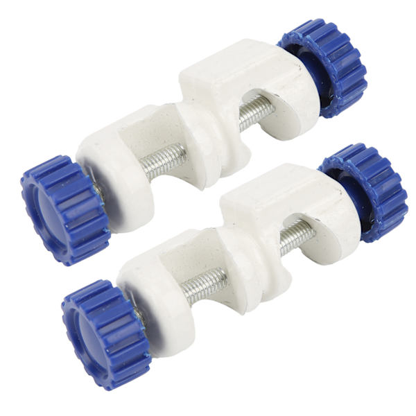 2-pack engelsk stil korsklämma zinklegering fixering klämma hållare laboratorietillbehör