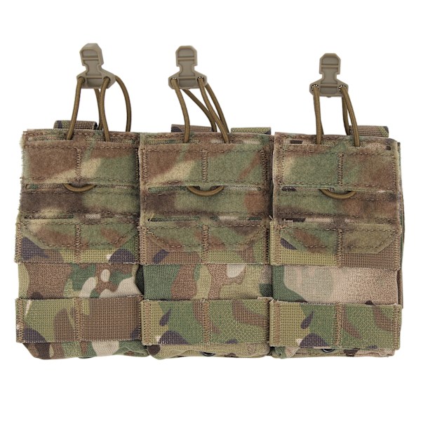 Triple Molle Mag Pouch with Elastic Cord Cordura Fixed Solidly Triple Magazine Pouch Holder for Game CP