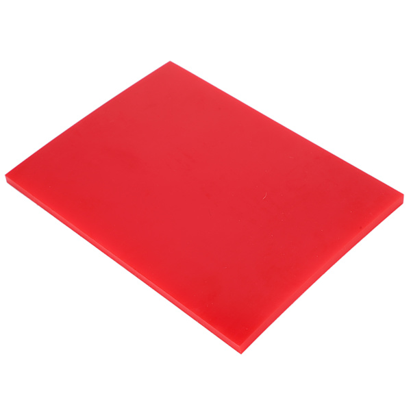 Læder skærebræt DIY håndlavet hakket plade stødabsorberende pude 200 x 150 x 9mm