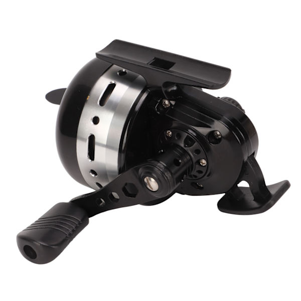 Fiske Spinnereel i Rustfrit Stål Metal Sort 3.6:1 Gear Ratio Baitcasting Fiskehjul til Ferskvand Saltvand