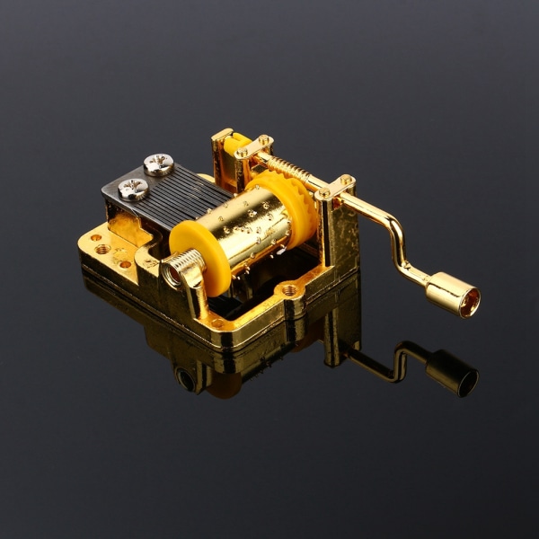 Cool 18 toner DIY Mechanical Musical Box Golden Music Movement