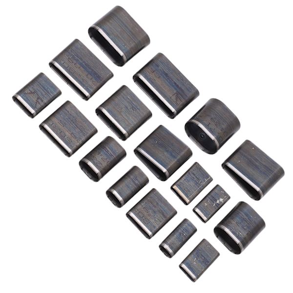17 st Oval Läderstansning Stämpel Set Form Skärmaskin Kit Hållbar 1 Hålslag Stans