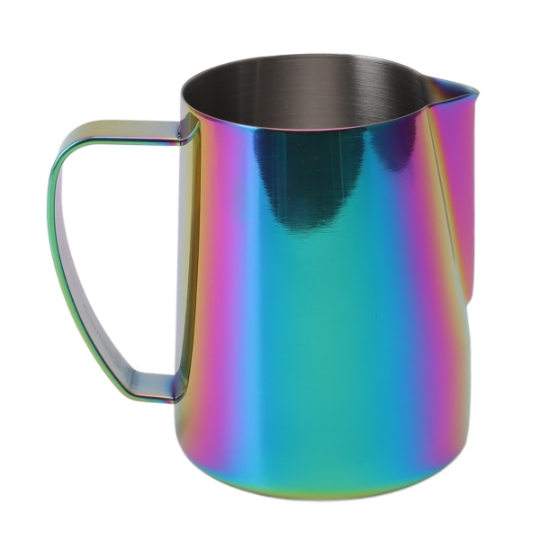 Kaffe Melkeskummer Kanne 304 Tykkere Rustfritt Stål Melkeskummer Kanne Intern Ekstern Non Stick Belegg Kaffe Redskaper 350ml