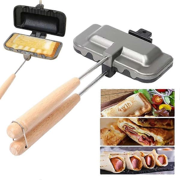 Køkken Sandwich Bageform Dobbeltsidet Sandwich Bageform Husholdnings Hurtig Morgenmad Sandwich Maker A