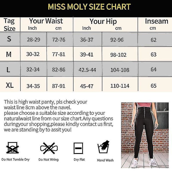 Hög midja bastu svett leggings för kvinnor - Slankning kroppsskulptör med termokompression, midjetränare för träning och motion