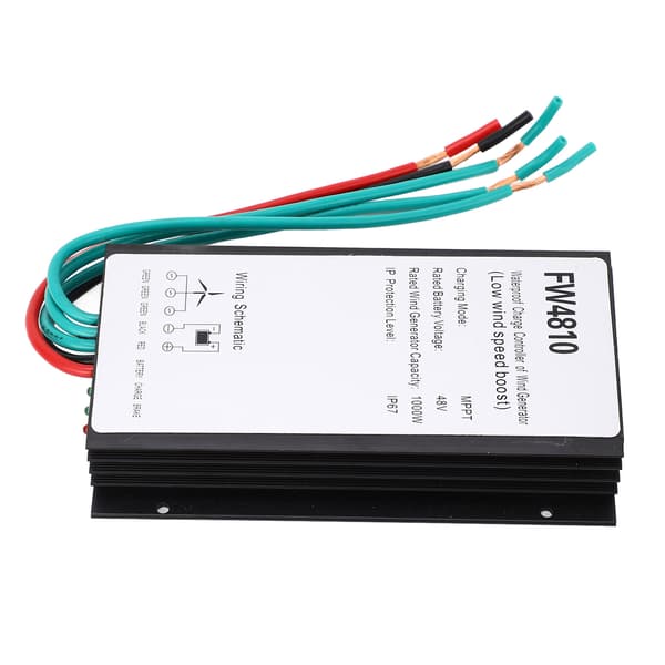 1000W Vindgenerator Opladningscontroller 48V IP67 Vandtæt MPPT Vindmølle Opladningscontroller