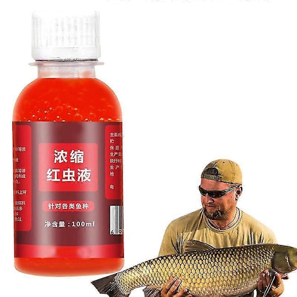 Konsentrert Rød Mark Flytende Fiskeagn Tilsetning - 100ml Sterk Fiskeattraktant