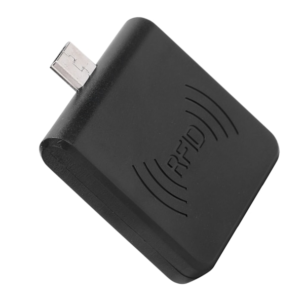 W86 Micro USB Mobiltelefonkortleser Bærbar for RFID Mobil-ID-leser for Android Svart