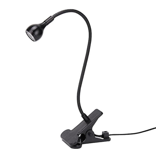 UV-neglelampe 3W Håndfri LED-tørker med fast klips for gelnegl 2 stk
