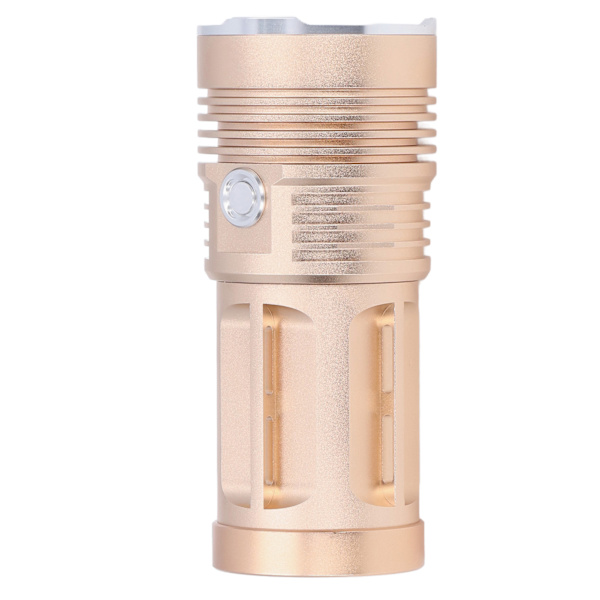 LED-ficklampa 8000LM Ljusstyrka Skyddsfunktion Aluminiumlegering Tunna Bärbar Zoomficklampa