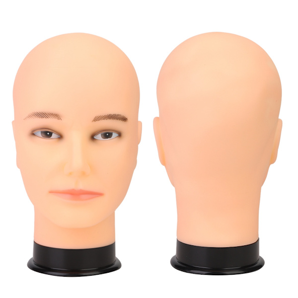 Professionell manlig skyltdocka Head Hat Display Peruk Training Practice Model Head