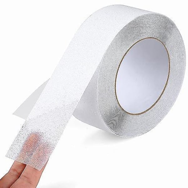 Liimautuva liukuesteteippi, 5 cm * 5 m, liukuesteturvateippi, liukumaton teippi, estää vanhusten, lasten ja lemmikkien liukastumisen/kaatumisen, läpinäkyvä