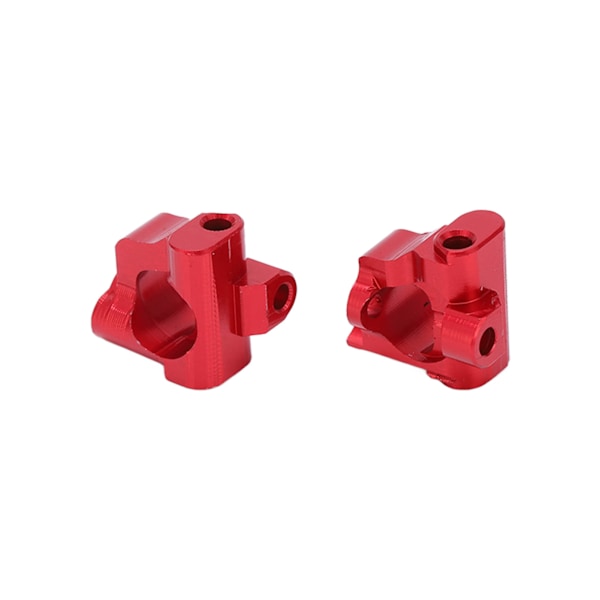 2 kpl alumiiniseos etupyörän napoja RC-auton päivitysosat LOSI 1/18 Mini T 2.0 2WD - punainen