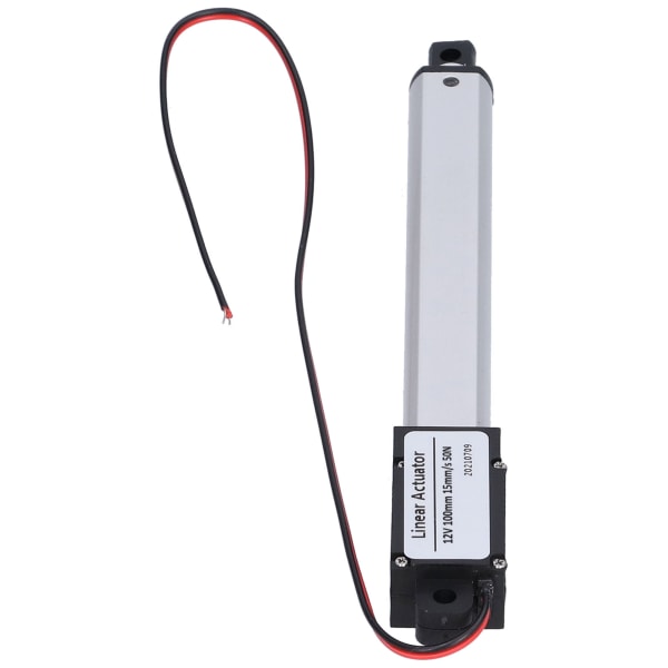 Lineær aktuator DC 12V 100mm intern grensebryter lav støy elektrisk mini lineær aktuator for industrielt landbruk15mm/s-50N