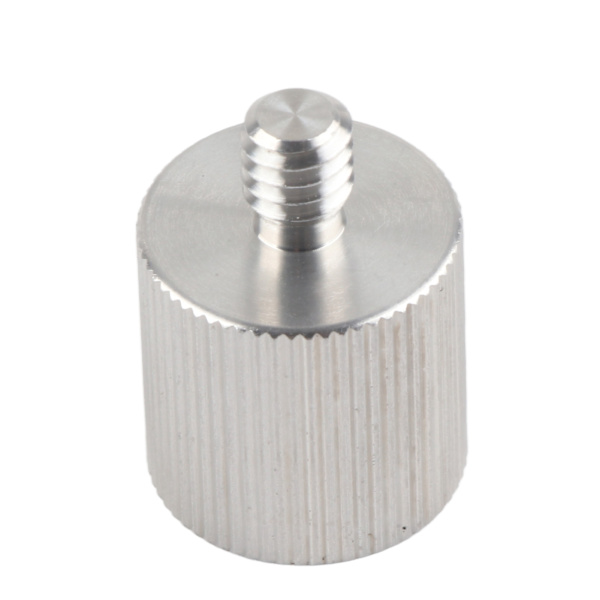 1st Laser Leveler Stativ Adapter Konverteringskontakt 5/8in till 1/4in Bracket Tillbehör-silver