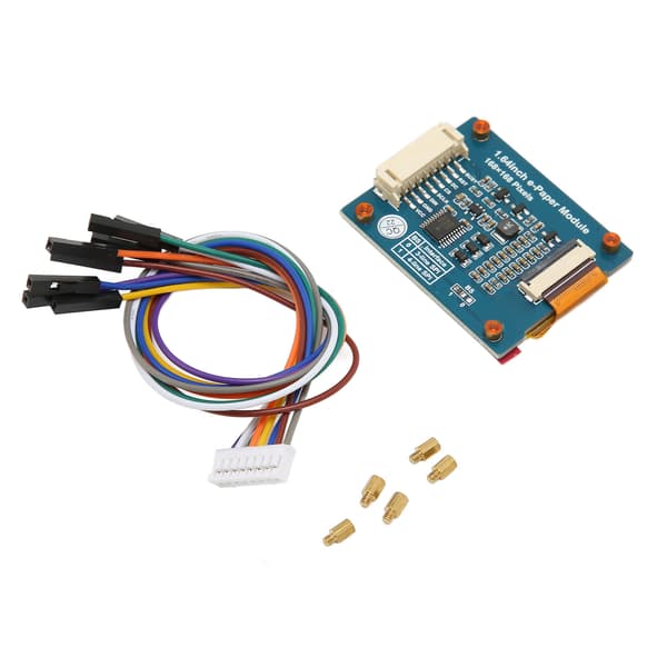 1,64 tommer E Ink Display Modul 168×168 Rød Gul Sort Hvid 4 Farver E Paper Elektronisk Skærmpanel til Læsere