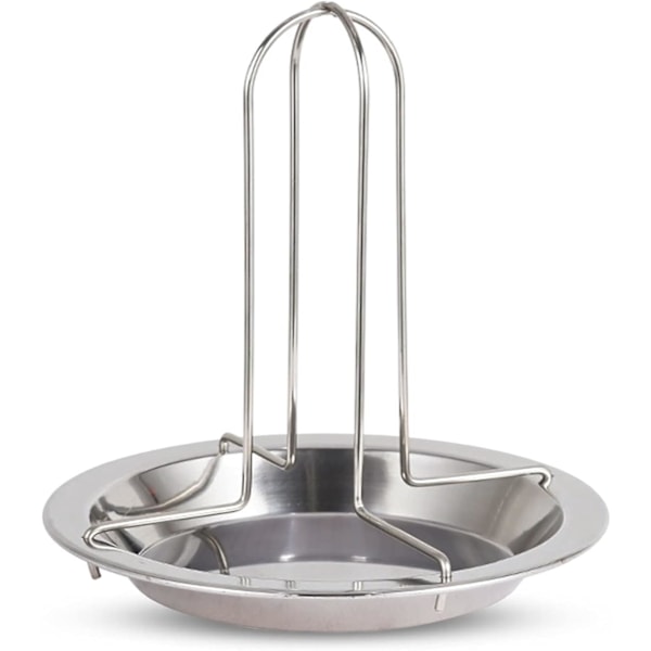 Kylling Grillstativ, Kyllingbeinholder, Kyllingholder i Rustfritt Stål, Non-Stick Kylling Kalkun Stekeform Grill Baking Matlaging Gryter, BBQ Ølboks C