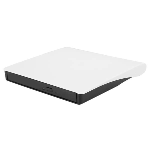 USB3.0 Extern DVD-brännare Recorder 3.0 Extern Optisk Enhet för Laptop Desktop Vit