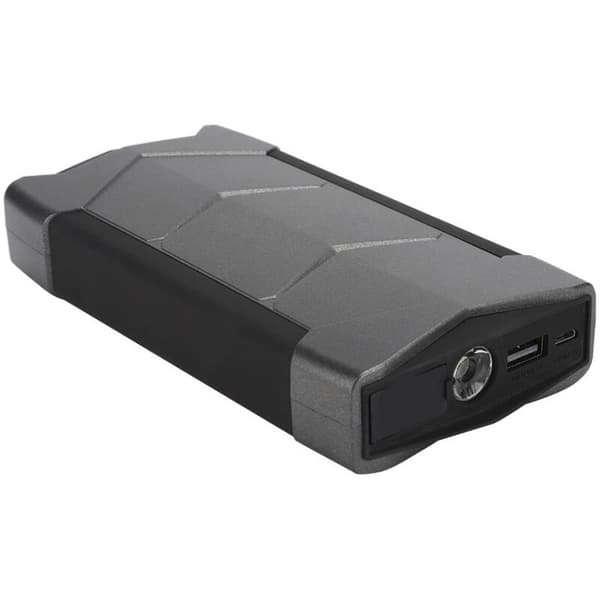 Multifunktionel starthjælps-booster til biler – 12000mAh Powerbank, 12V Oplader (Sort)