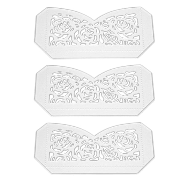 3 stk metallskjærende maler Multipurpose karbonstål preging mal for DIY Scrapbooking fotoalbum
