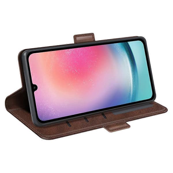 For Samsung Galaxy A16 5G A16 4G Stand Case Calf Texture Leather Wallet Phone Case