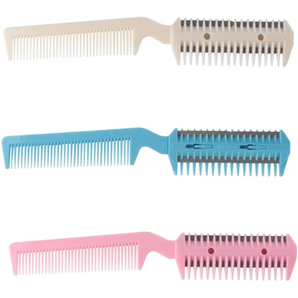 Pels Trimmer Kam med 2 Blader - Grooming Razor Cut