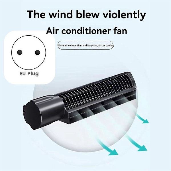Akvariekøleventilator Lydløs Automatisk Temperaturkontrol Ventilator EU-stik