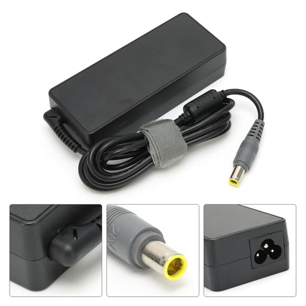 Strömadapter 20V 4.5A 90W Rund Port 7.9x5.5mm Datortillbehör för Lenovo 100V‑240V