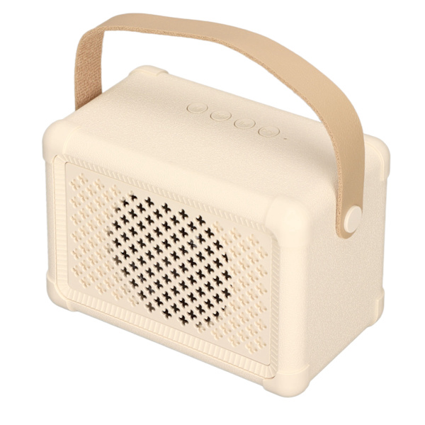 Retro Bluetooth -högtalare Bärbar trådlös Mini Stereo Dekorativ ljudhögtalare för Beach Party