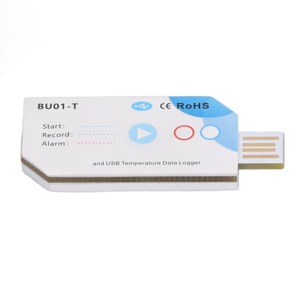 USB Temperatur Datalogger Bluetooth APP Forbindelse Temp PDF Rapport Optager 120 Dage 32000 Kapacitet