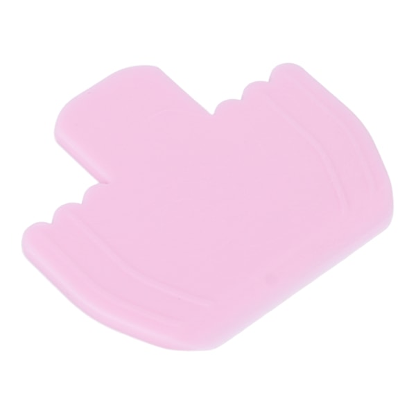Kynsien leimasin ja kaavin muovinen manikyyrikaavin DIY kynsien leimaustyökalut naisillePink