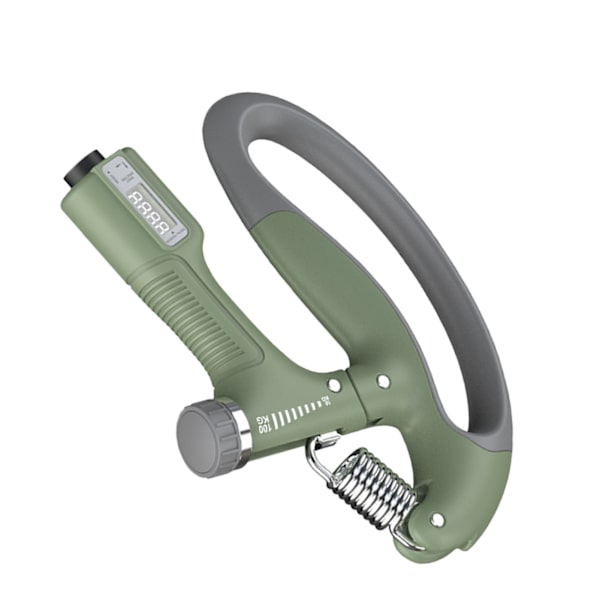 Elektrisk håndgrepsstyrker Grip Strength Trainer med teller 10‑100KG Justerbar håndgrepsstyrker Grønn
