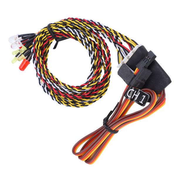 Universal 8LED-valosarjan mallin lisävaruste SCX10/TRX4/D90 1/10 1/8 RC telaketjuautolle