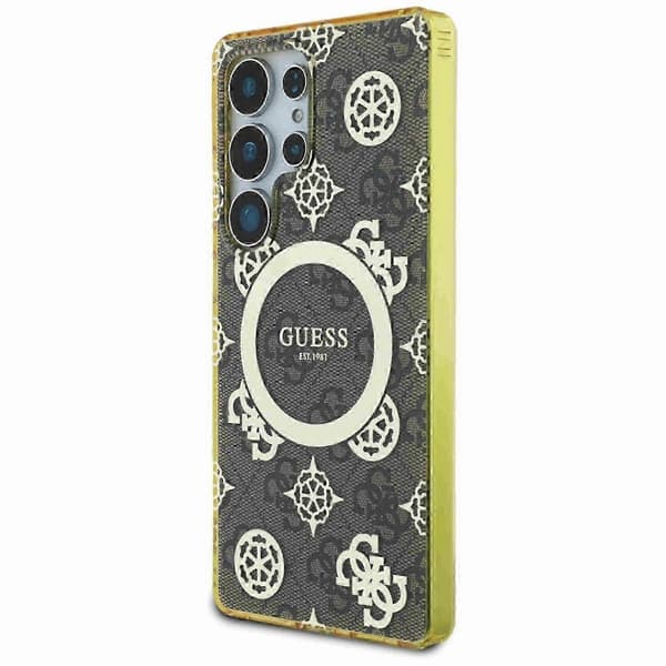 Galaxy S25 Ultra 4G Backside Gold Electro. Pattern MagSafe Brow Brown Samsung Galaxy S25 Ultra