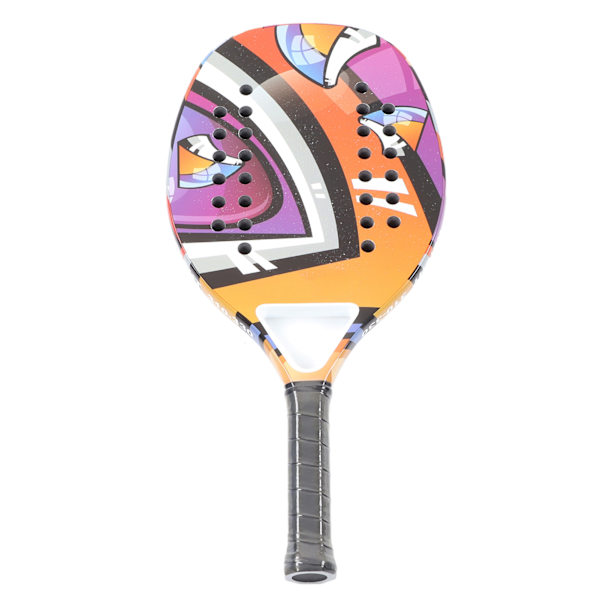 Padel Racket med komfortabelt håndtak i karbonfiber - Stilig tennispadle for hjem, skole og treningsstudio