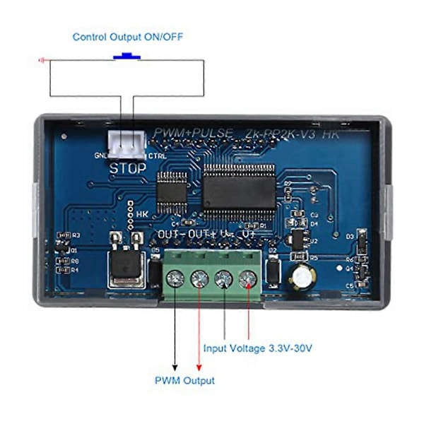 PWM Pulssignalgenerator -PP2K, Periodeforsinkelsesdrivmodul, 2 STK