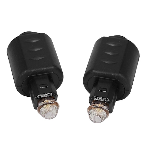 2 pakker optisk 3,5 mm hun mini-stik til digital Toslink M lydadapter