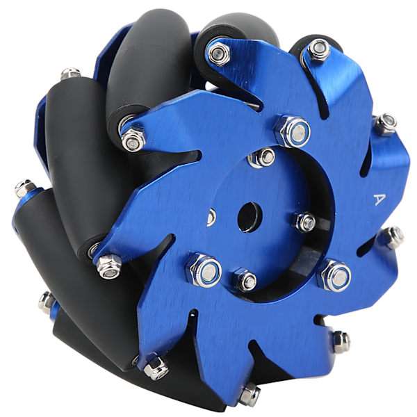 4 tuuman Mecanum Wheel -pyörän oikea alumiini TPU-kumiteloilla teollisuusrobotin osilla
