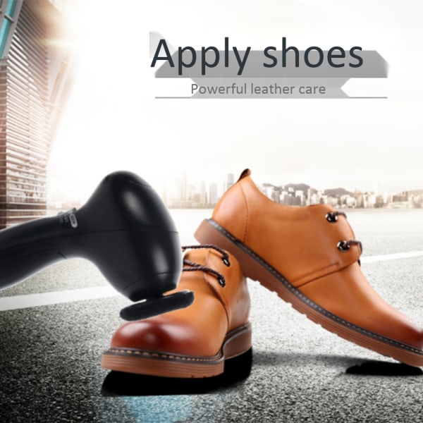 Portable Handheld Electric Shoes Polisher Brush Rechargeable Leather Shoes Brush Leather Bag Brush