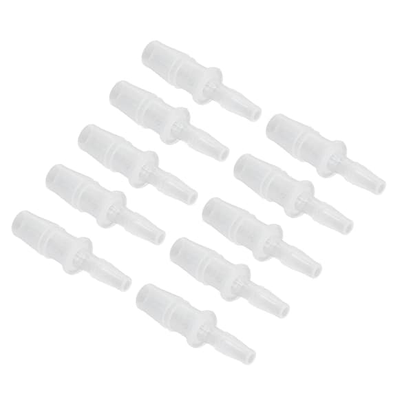 10 stk. Slangefittingsreduktion PP Akvarie Luftpumpeadapter til silikoneslangeforbindelse 4.8-7.9