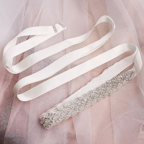 Krystal Perle Rhinestone Bryllupsbånd til Brud og Brudepiger