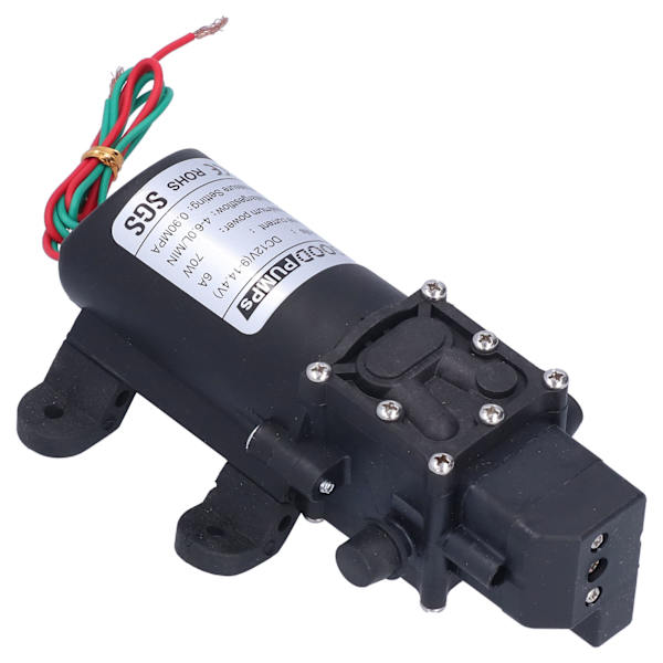 3308 Membranpumpe Selvansugende spraypumpe til havevanding Bilvask 12V 70W