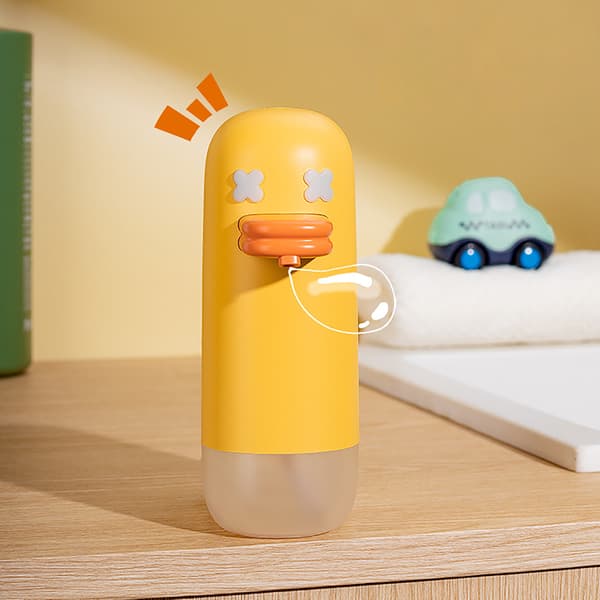 Automatisk skumsæbedispenser USB genopladelig berøringsfri infrarød sensor flydende sæbedispenser til køkken badeværelse and