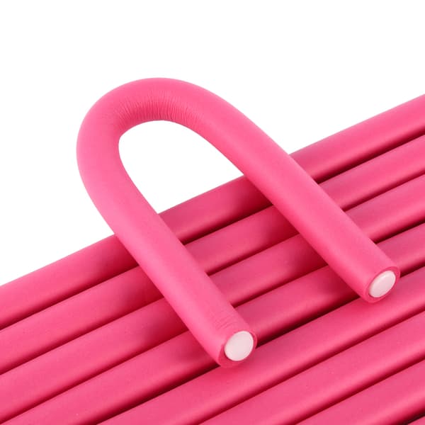 10 stk/sæt bløde hårruller krøllehår bøjelige ruller DIY magiske hårrullerværktøj styling