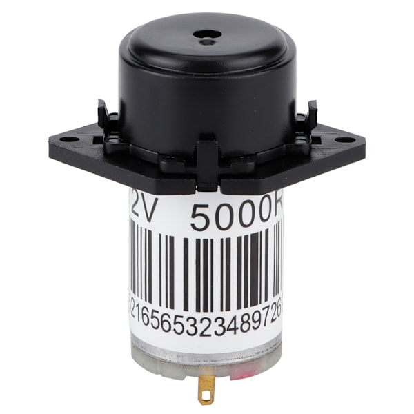 Svart platt mini peristaltisk pump silikonrör självsugande vattenpump för experimentanalys (12V)