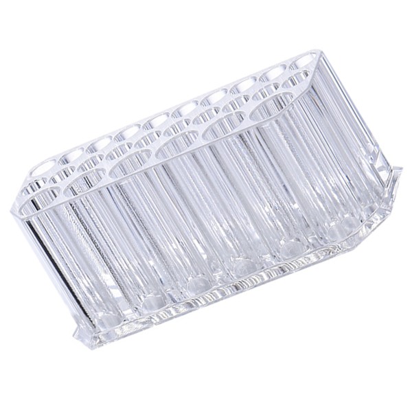 Eyeliner-holder Organizer til kvinder 26 slots Transparent Lip Liner Organizer Eyebrow Pencil Organizer til Makeup Brushes