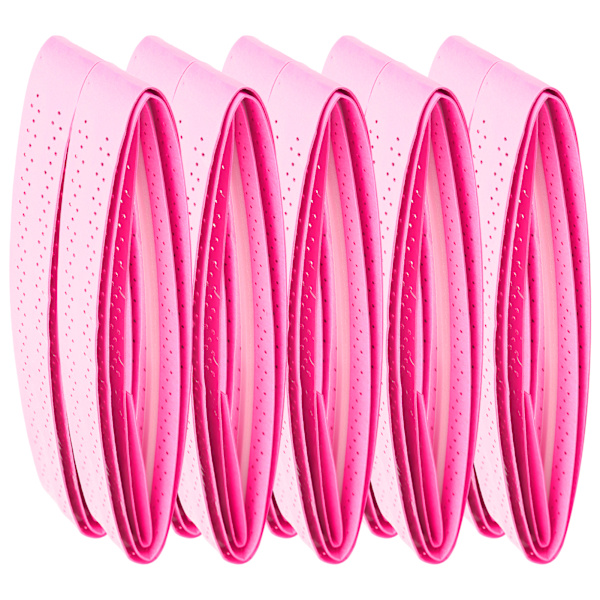 Badminton Racket Overgrip Perforerad Klibbighet Halkfri Antiskid Svettbandsgrepp Tapfluorescerande rosa