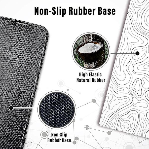 Cool XL Gaming Musemåtte med Anti-Slip Base og Syede Kanter